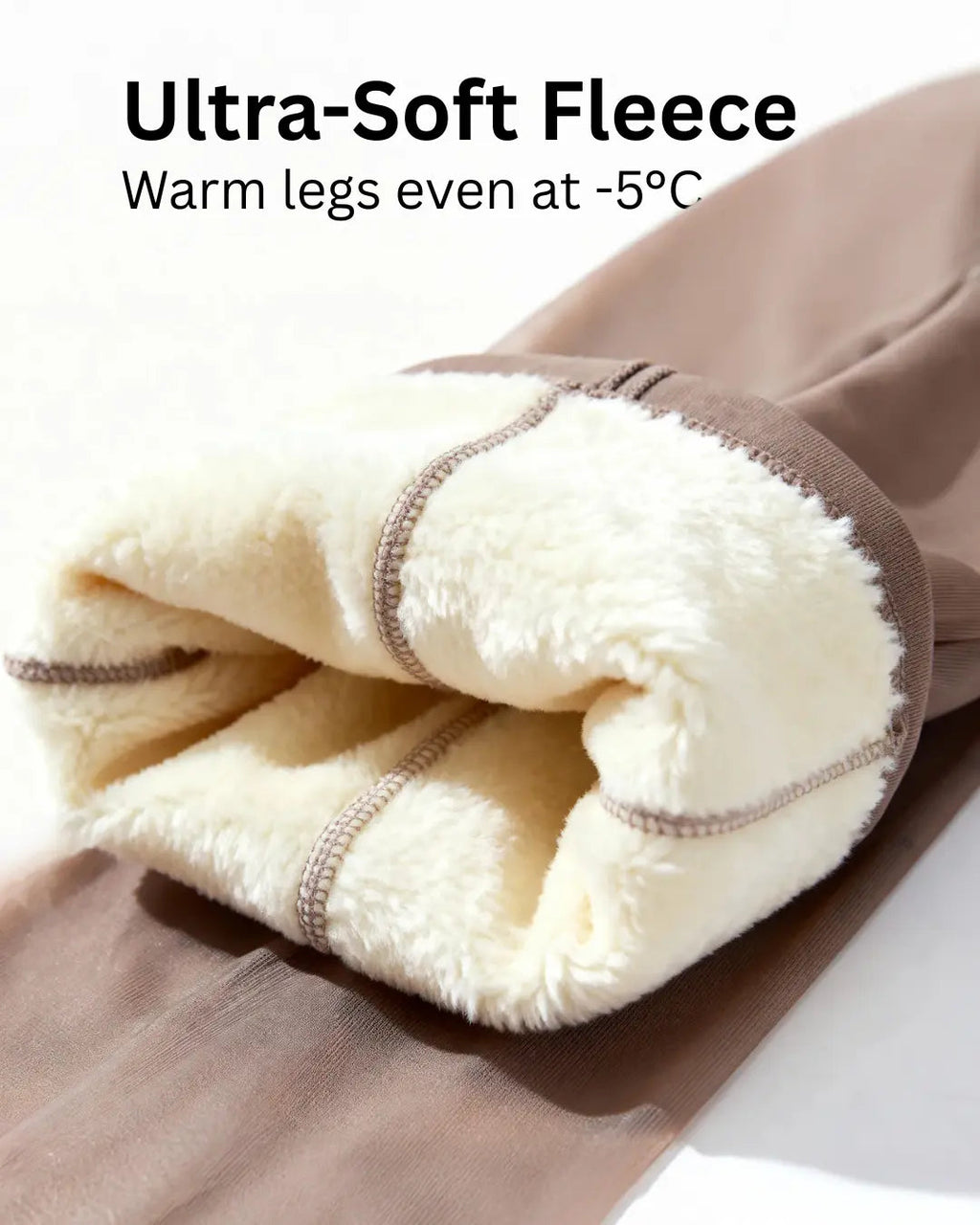 Fleece-Lined Sheer-Look Thermal Shaping Leggings